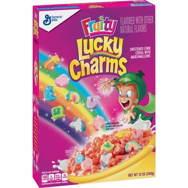 Lucky Charms Fruity Cereal (12oz) 340g - A Taste of the States