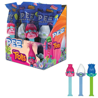 PEZ: Trolls Dispenser (with 2 PEZ packs) - A Taste of the States