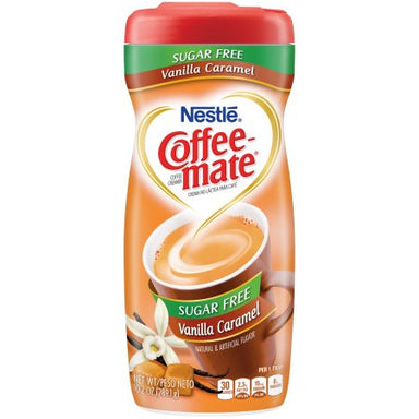 Nestle Coffee-Mate Sugar Free Vanilla Caramel (10.2oz tub) - A Taste of the States
