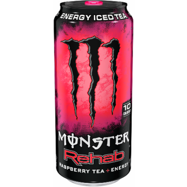 Monster Rehab Raspberry 15.5oz (440ml) - A Taste of the States