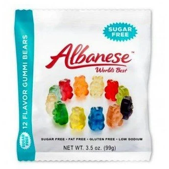 Albanese Sugar Free 12 Flavour Gummi Bears (3.5oz) - A Taste of the States