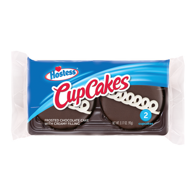 Hostess Chocolate Cupcakes (2 pack) 3.17oz - A Taste of the States
