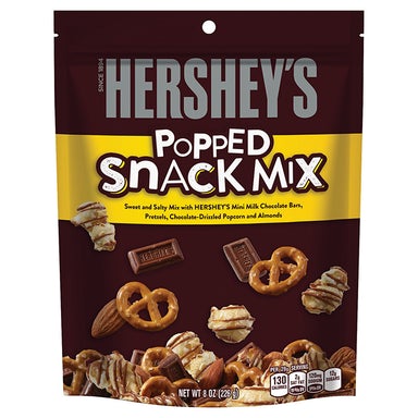 Hershey's Popped Snack Mix 8oz (226g) - A Taste of the States