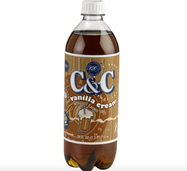 C&C Vanilla Cream Soda (24fl.oz) - A Taste of the States