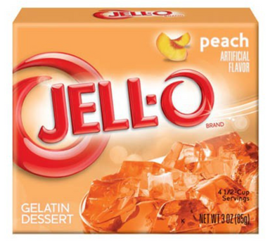 Jell-o Peach 3oz (85g) - A Taste of the States