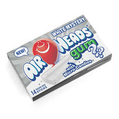 Airheads Gum: White Mystery (14pcs) - A Taste of the States