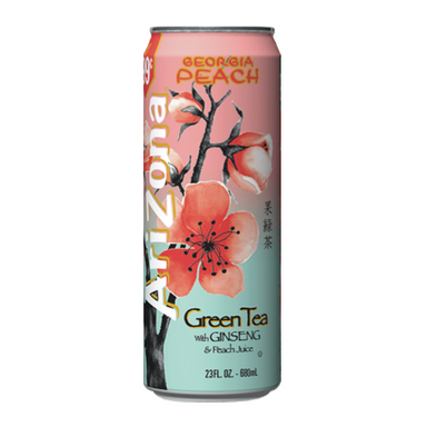 Arizona Georgia Peach Tea (XL 23oz Can) - A Taste of the States