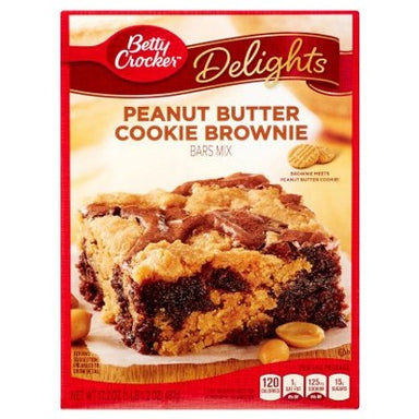 Betty Crocker Supreme Peanut Butter Brownie Mix (488g) - A Taste of the States
