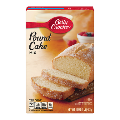 Betty Crocker Pound Cake Mix (453g) - A Taste of the States