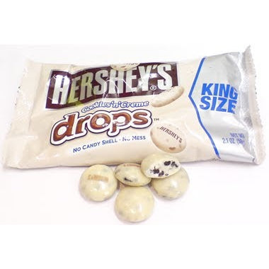 Hershey's Cookies n' Creme Drops (King Size) 2.1oz - A Taste of the States