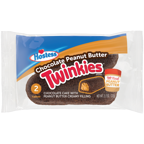 Hostess Chocolate Peanut Butter Twinkies (2 pack) - A Taste of the States