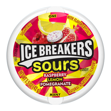 Ice Breakers Berry Sours: Raspberry Lemonade & Pomegranate (1.5oz) - A Taste of the States