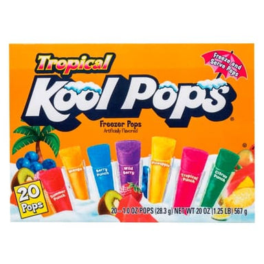 Kool Pops: Tropical Freezer Pops (20pk) - A Taste of the States