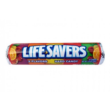 Lifesavers 5 Flavors Hard Candy Roll (1.14oz) - A Taste of the States