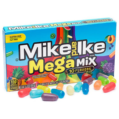 Mike & Ike Mega Mix Theater Box (5oz) 141g - A Taste of the States