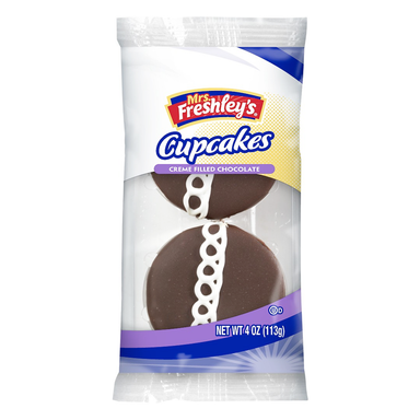 Mrs. Freshley's Chocolate Cupcakes (2 pack) 4oz - A Taste of the States