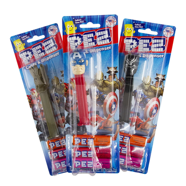PEZ: Marvel Dispenser (with 3 PEZ packs) - A Taste of the States