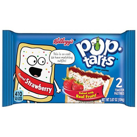 Kellogg's Pop Tarts Frosted Strawberry (2 pack) - A Taste of the States