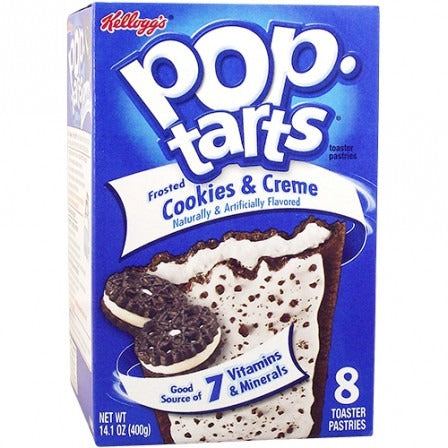 Kellogg's Pop Tarts Cookies n' Creme (8 pack) - A Taste of the States