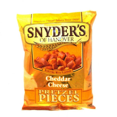 Snyder's Pretzel Pieces - Cheddar Cheese (125g) - A Taste of the States