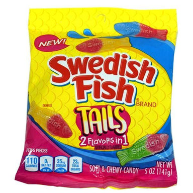 Swedish Fish 2-in-1 Tails (5oz) - A Taste of the States
