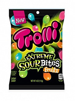 Trolli Extreme Sour Bites Fruitz (4oz) - A Taste of the States