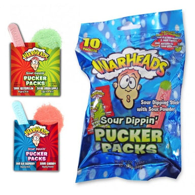 Warheads Sour Dippin' Pucker Packs 3oz - A Taste of the States